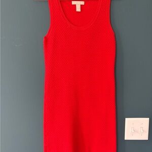 Red Sleeveless Dress